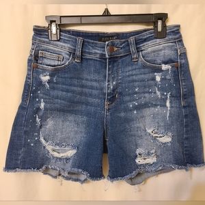 Judy Blue Beach Splash Jean Shorts Medium